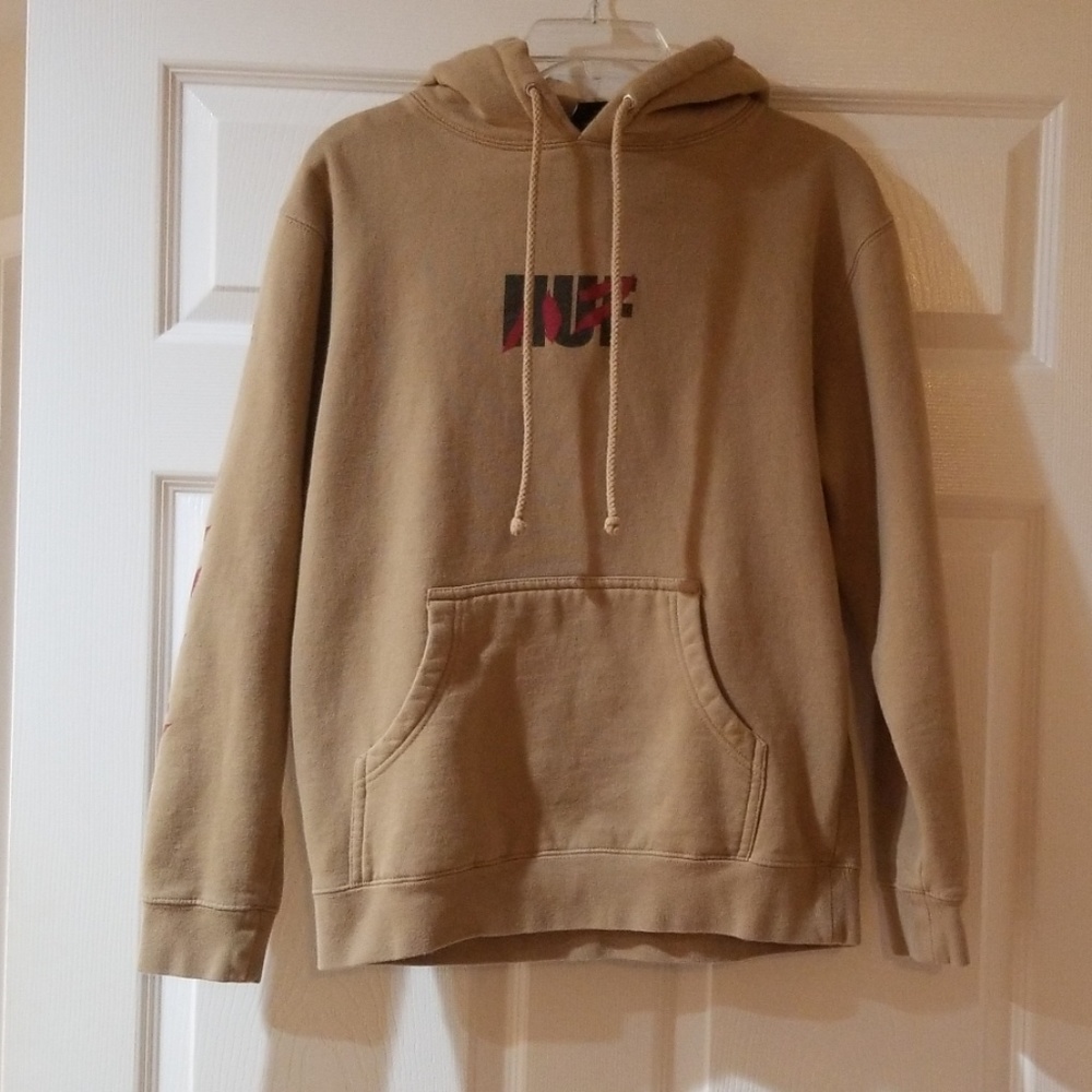 Men's Small Tan Huf Hoodie